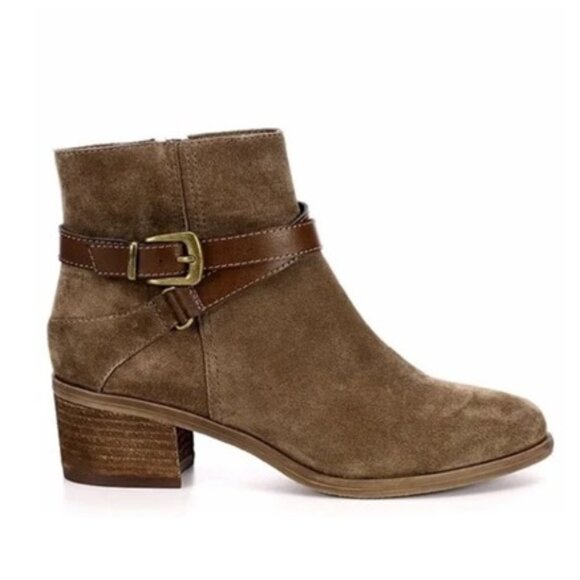 Bjorndal Karla Suede Women's Ankle Booties Size 8 - Picture 1 of 12